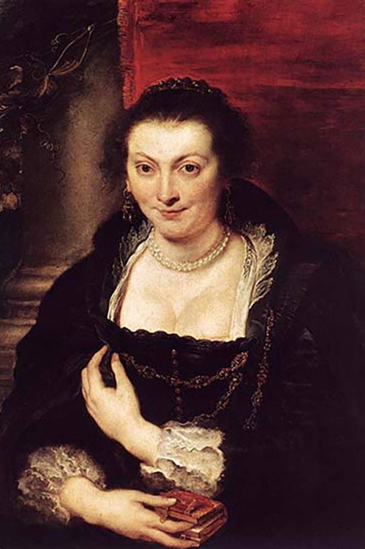 Painting of Isabella Brant by Peter Paul Rubens.