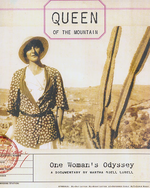 Cover of documentary about Theresa Goell called Queen of the Mountain.